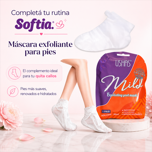 Máscara exfoliante para pies | 1 Par