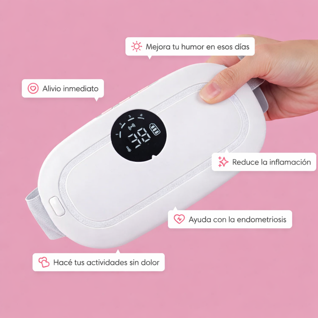 Alivio Inmediato del Dolor | Cinturón Menstrual Softia