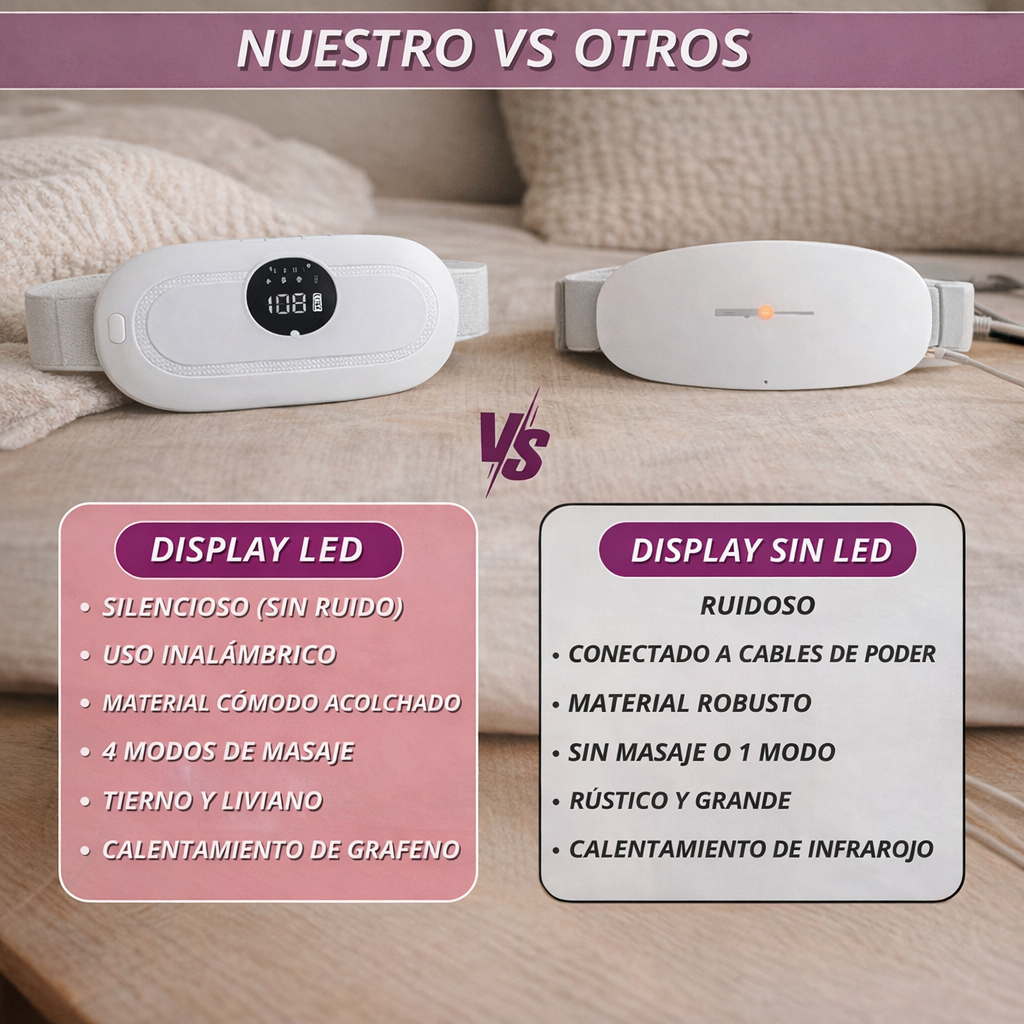 Alivio Inmediato del Dolor | Cinturón Menstrual Softia