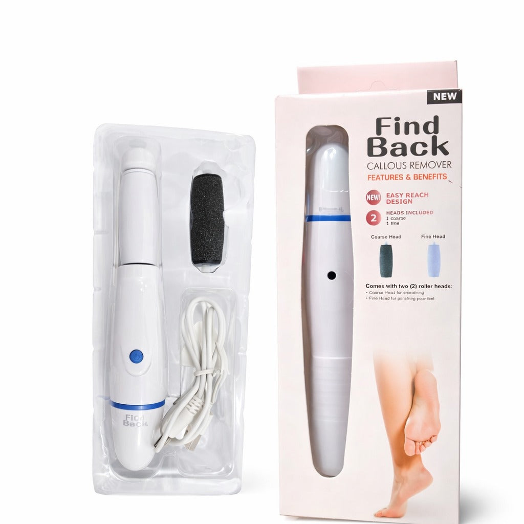 Adiós Callos y Talones Ásperos | Lápiz Quita Callos Electrónico Blanco Softia